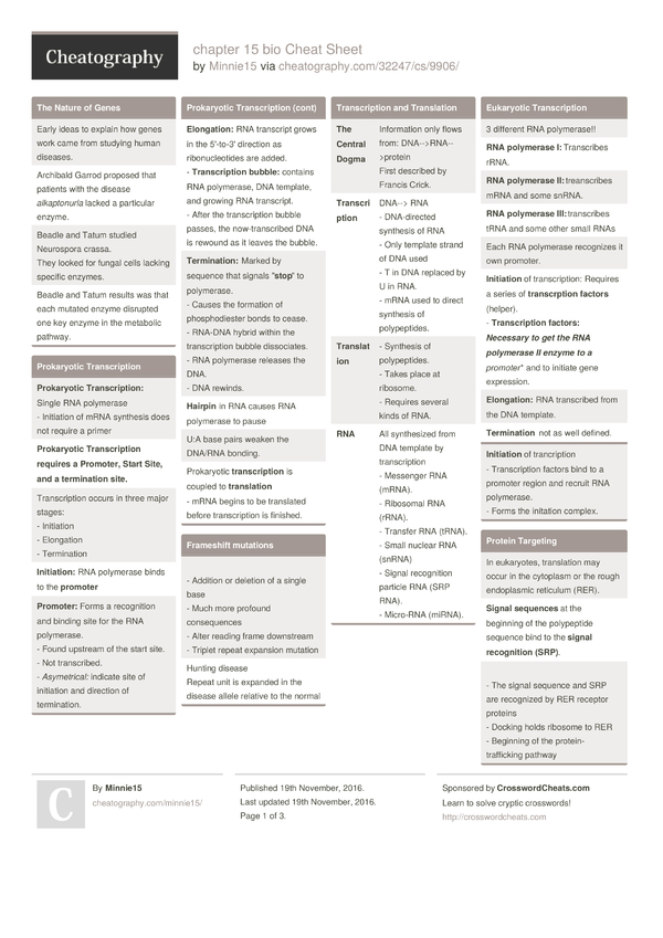 chapter 15 bio cheat sheet by minnie15 download free work out log sheet